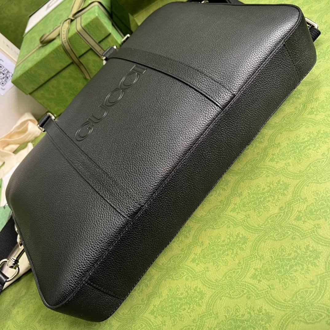 Gucci Business Case With GG Logo Black 674174 Replica Mens Bag