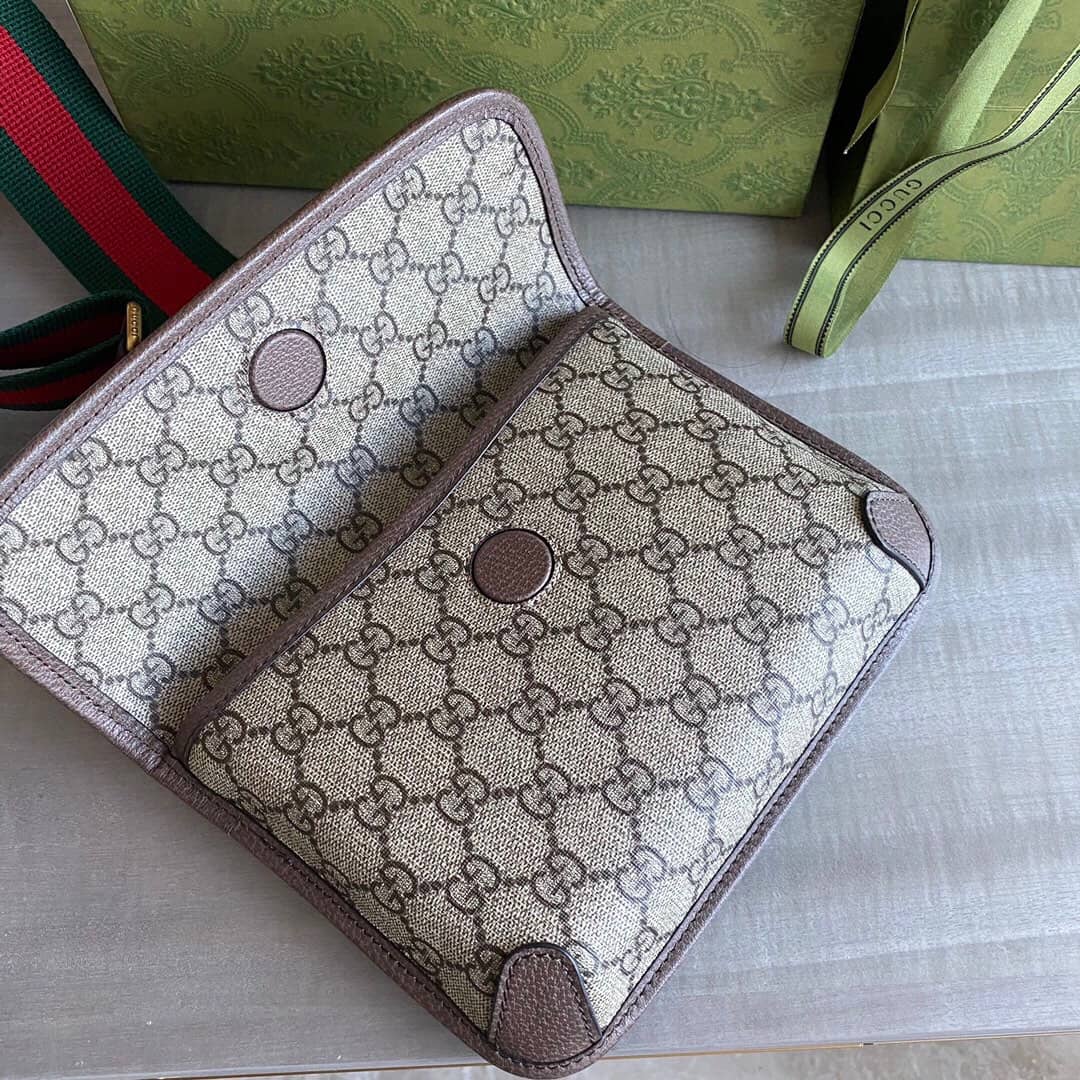 Gucci Guccitotem Web GG Supreme Messenger Bag Replica 489617