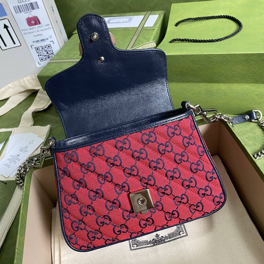 Gucci Marmont GG Mini Top Handle Bag Replica 583571