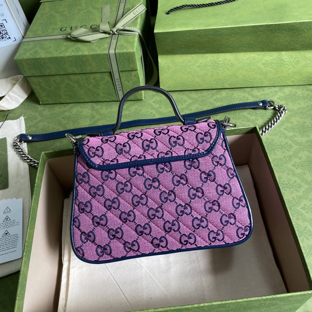 Gucci Marmont GG Mini Top Handle Bag Replica 583571