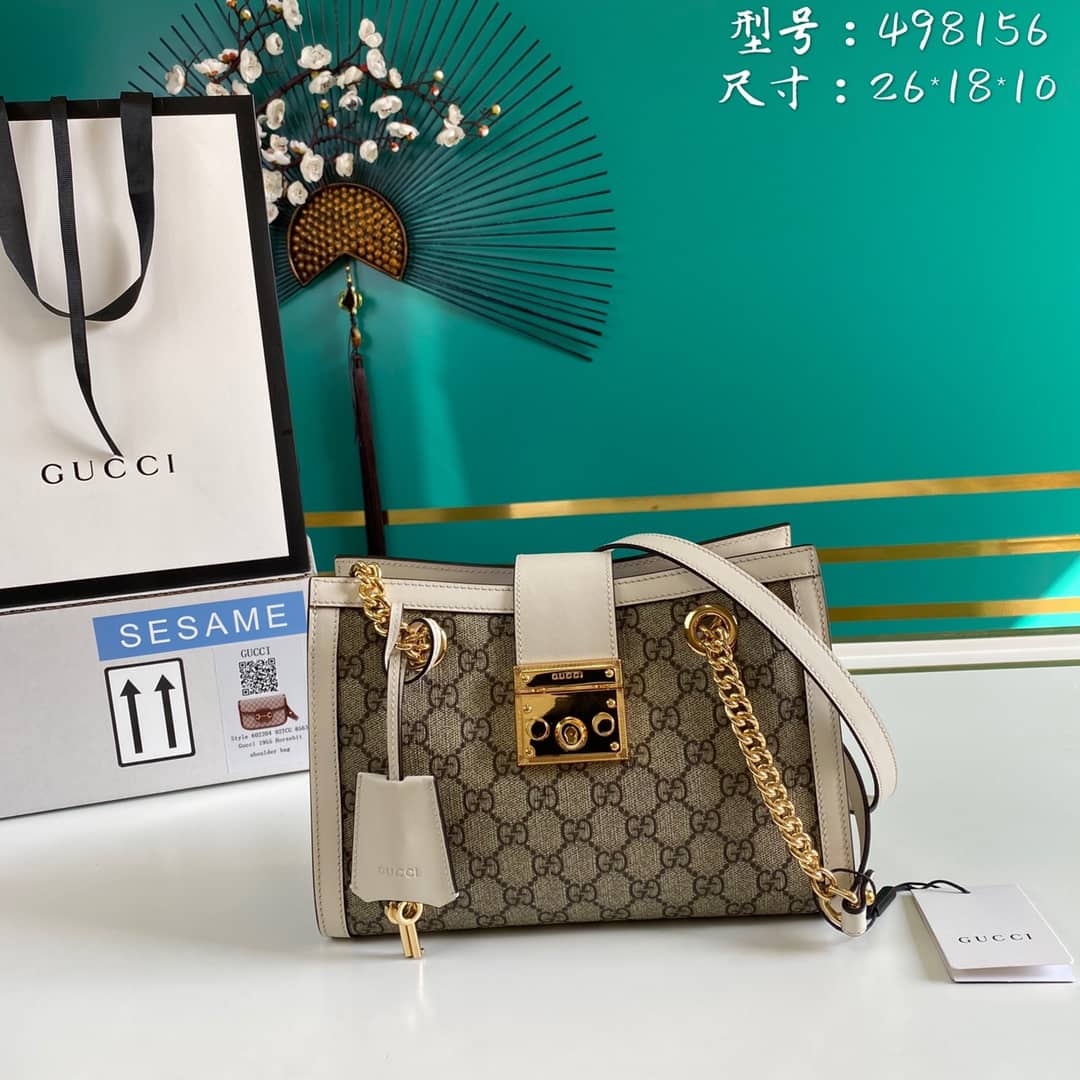 Gucci Padlock Small Berry Tote Replica 498156