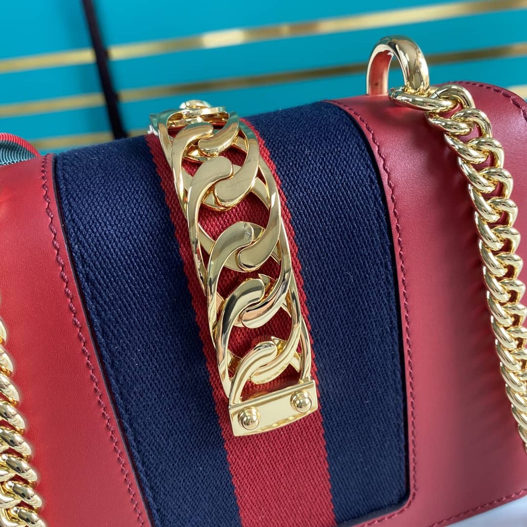 Gucci Sylvie Mini Chain Shoulder Bag Replica 431666