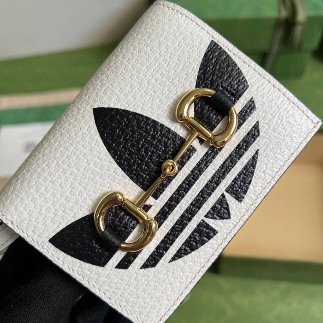 Adidas x Gucci Card Case With Horsebit 702248 Replica Crossbody Bag