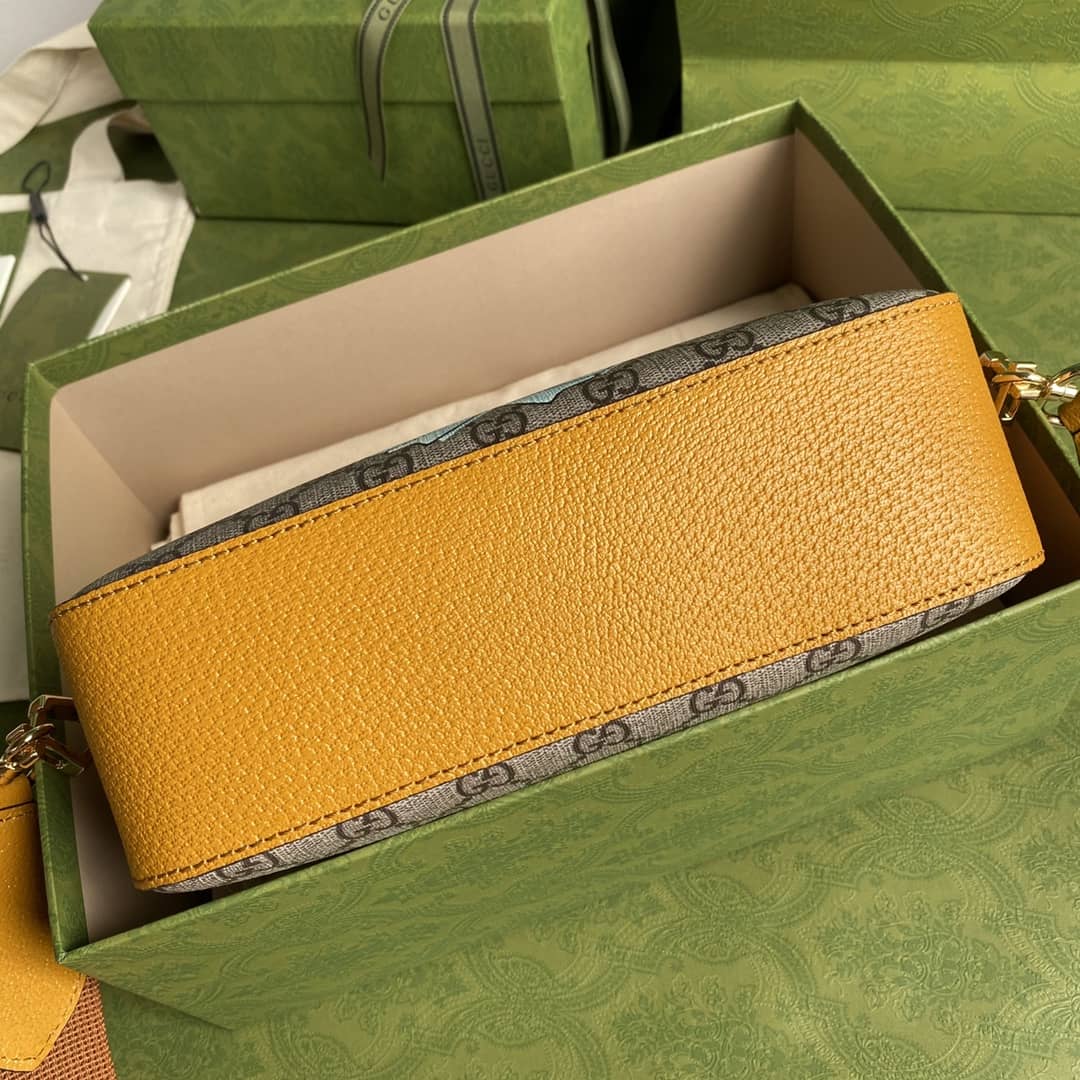 Gucci Exo-Kai Teddy Bear Supreme GG Canvas Shoulder Bag Replica 574886