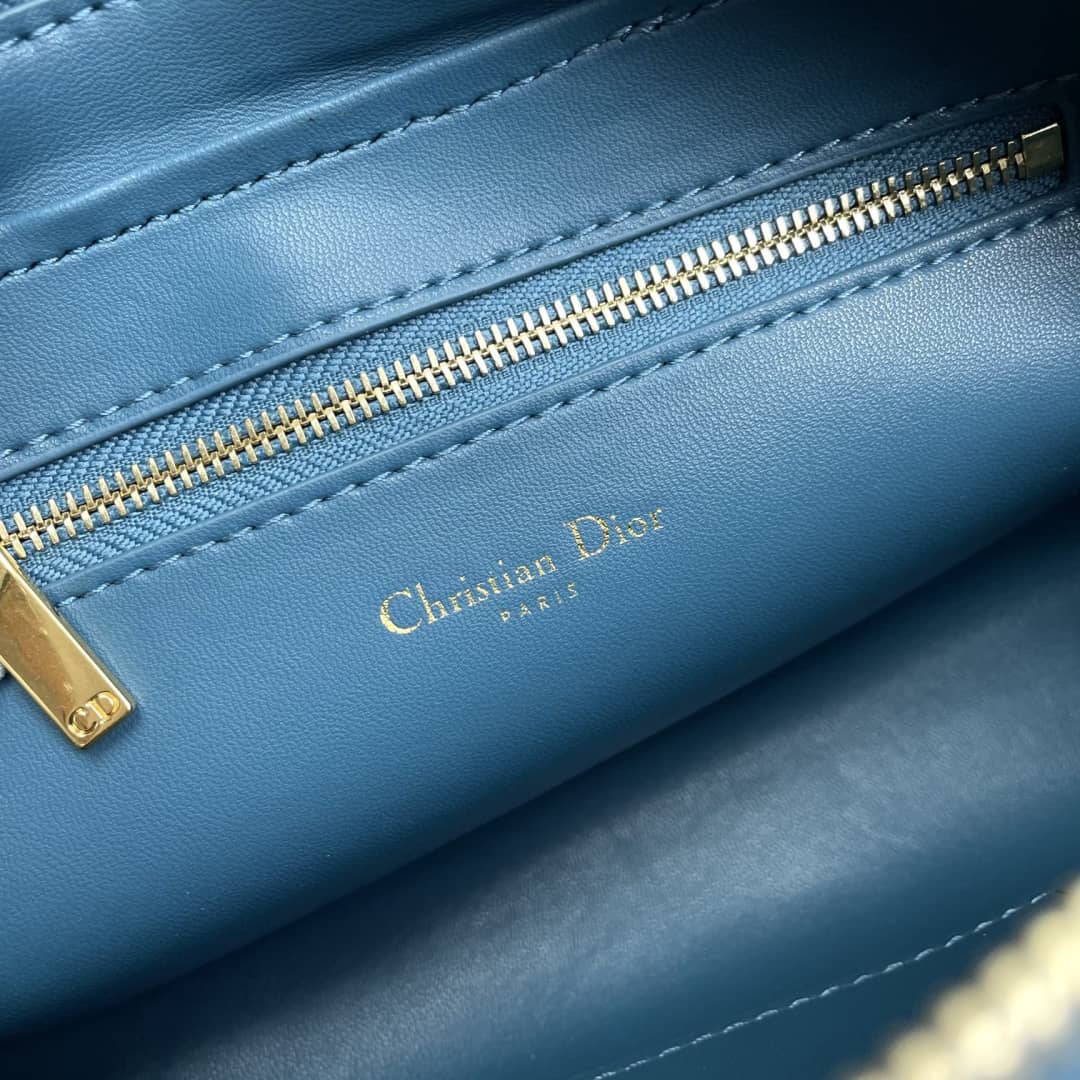 Christian Dior Caro Double Calfskin Pouch