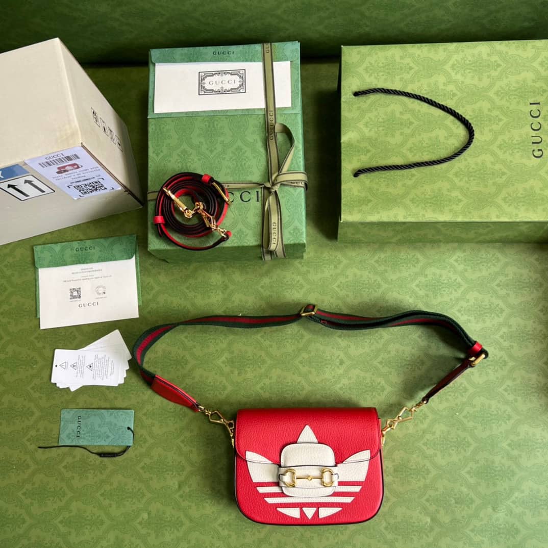 Adidas x Gucci Horsebit 1955 Mini Crossbody Bag 658574 Replica