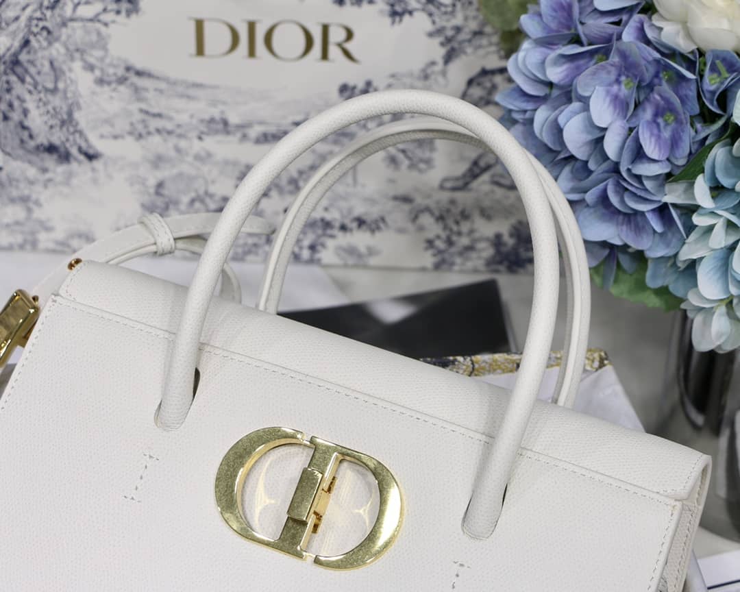 Christian Dior Box Calfskin Large St. Honore Tote