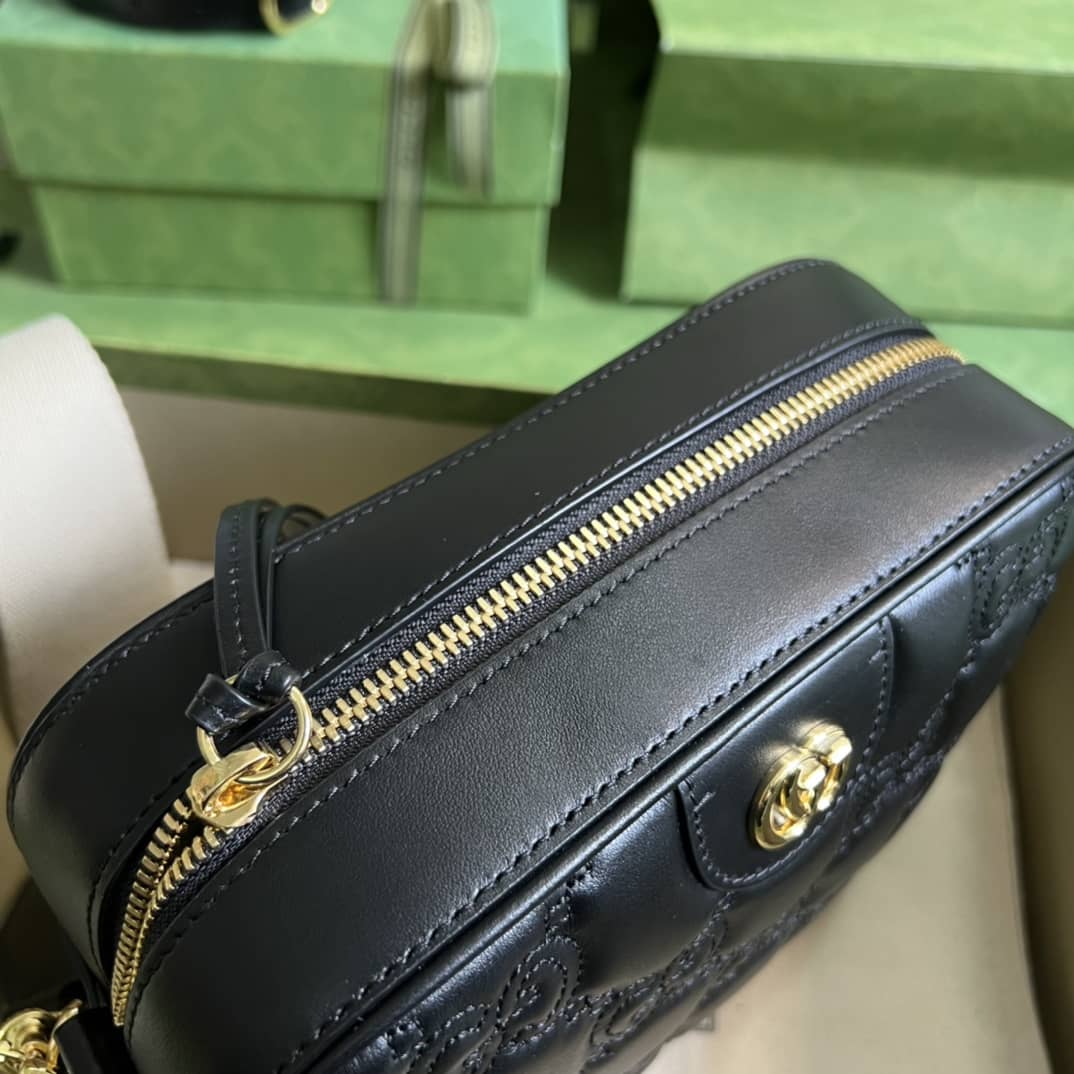 Gucci GG Matelassé Leather Shoulder Crossbody Handbag 702234 Replica