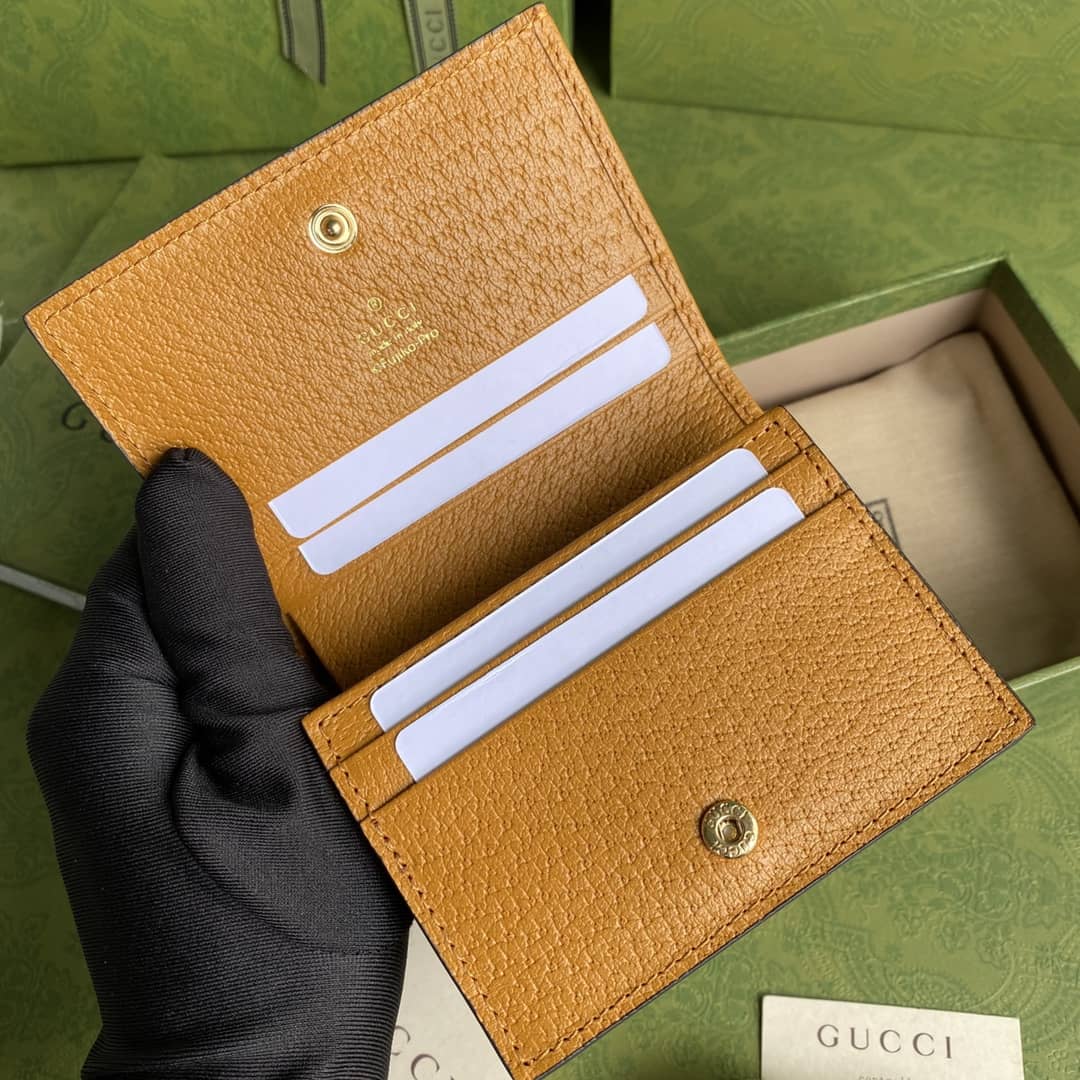 Gucci Doraemon GG Supreme Mini Wallet Replica 654541