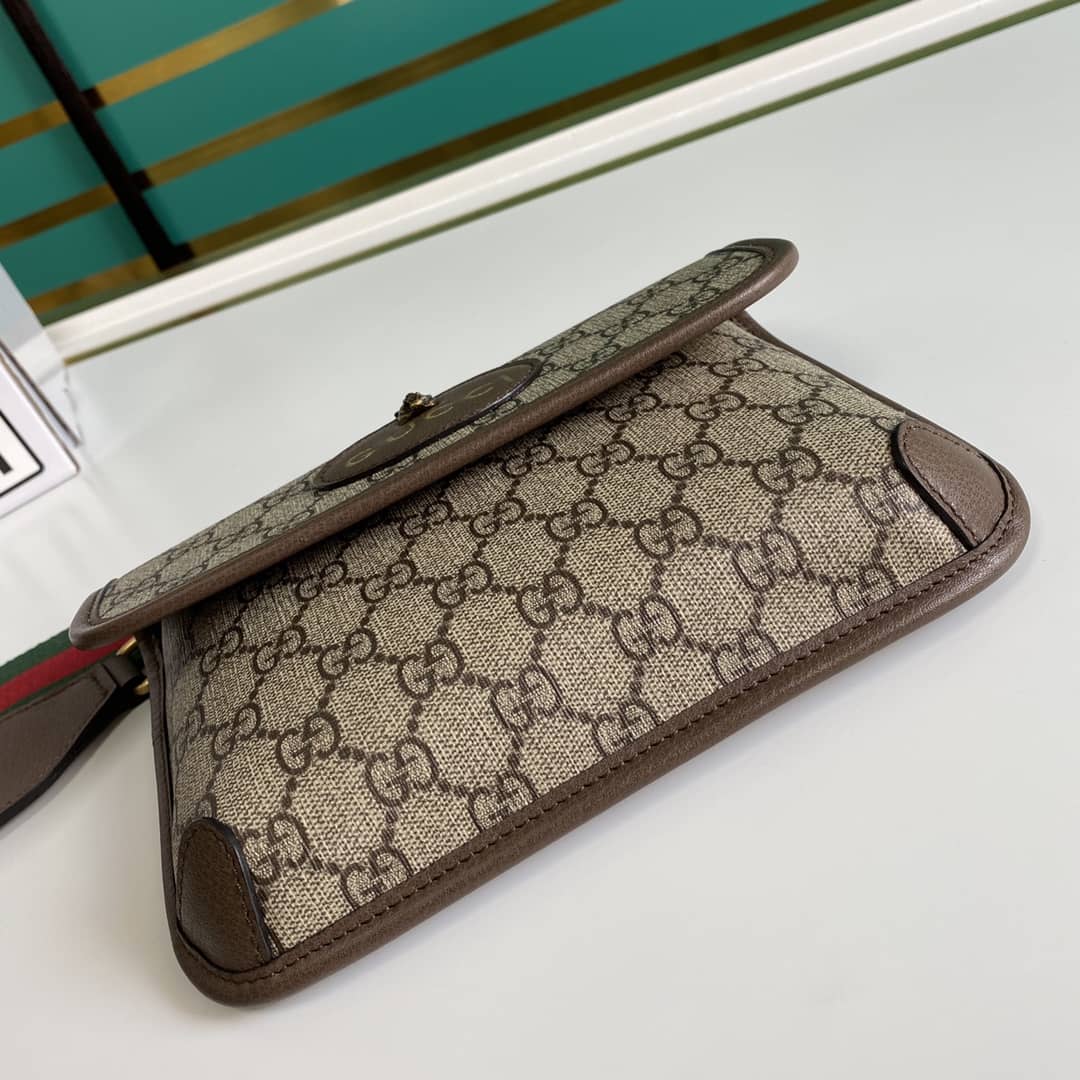 Gucci Totem Web GG Supreme Messenger Bag Replica 489617
