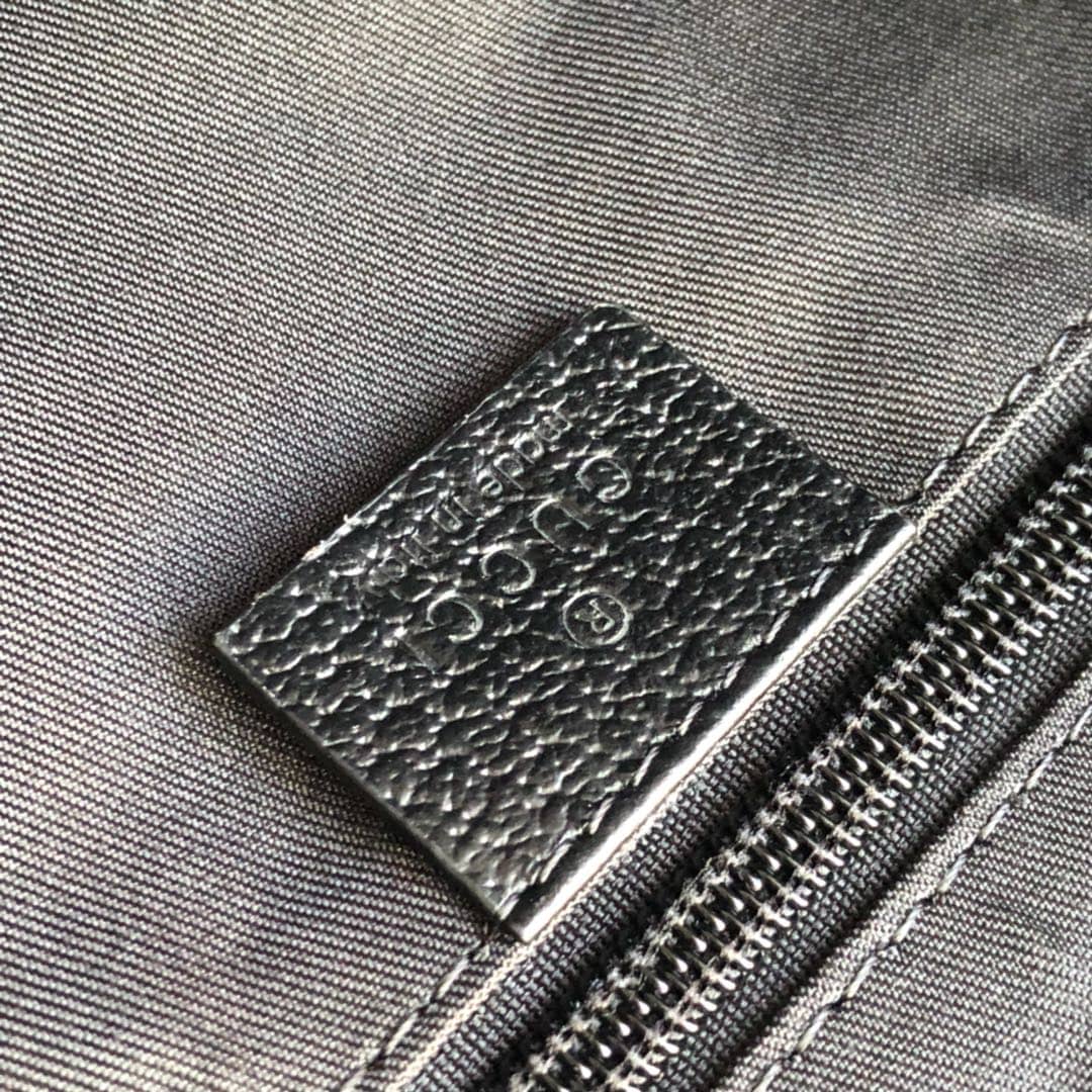 Gucci GG Canvas Shoulder Bag Replica Black 110054