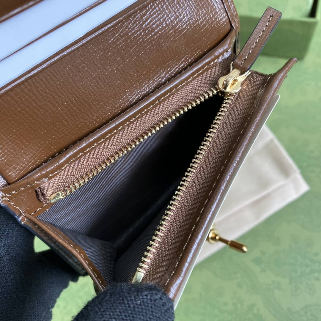 Gucci Jackie 1961 Card Case Wallet Replica 645536