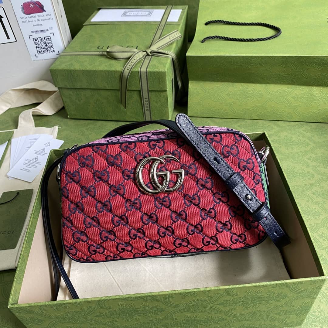 Gucci Marmont Dupe GG Small Matelassé Shoulder Bag Replica 447632