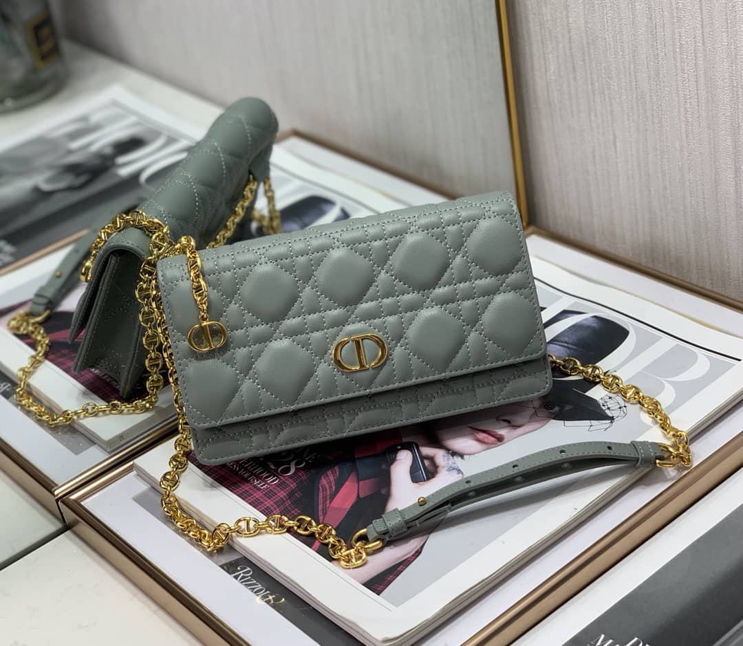 Christian Dior Caro Chain Belt Replica Pouch