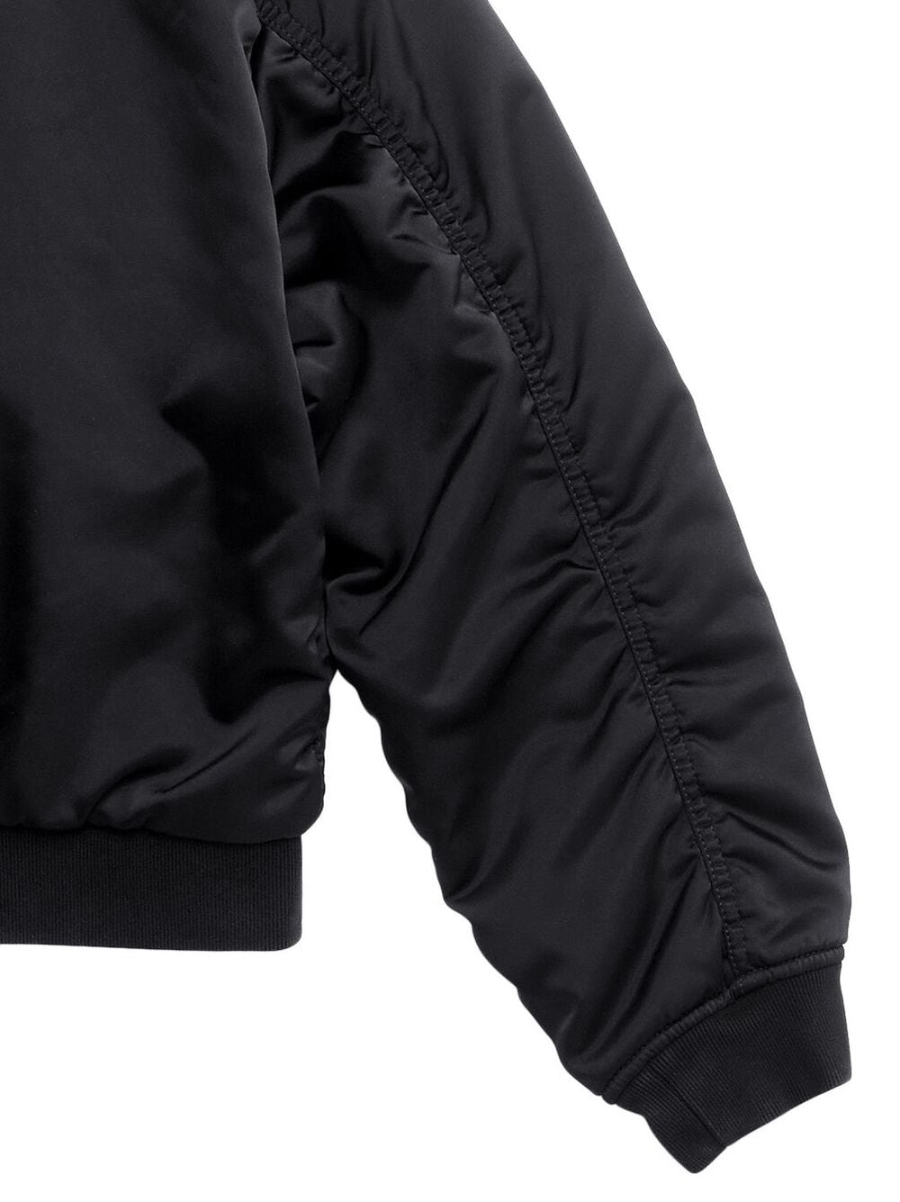 Balenciaga Dupes pleated bomber jacket