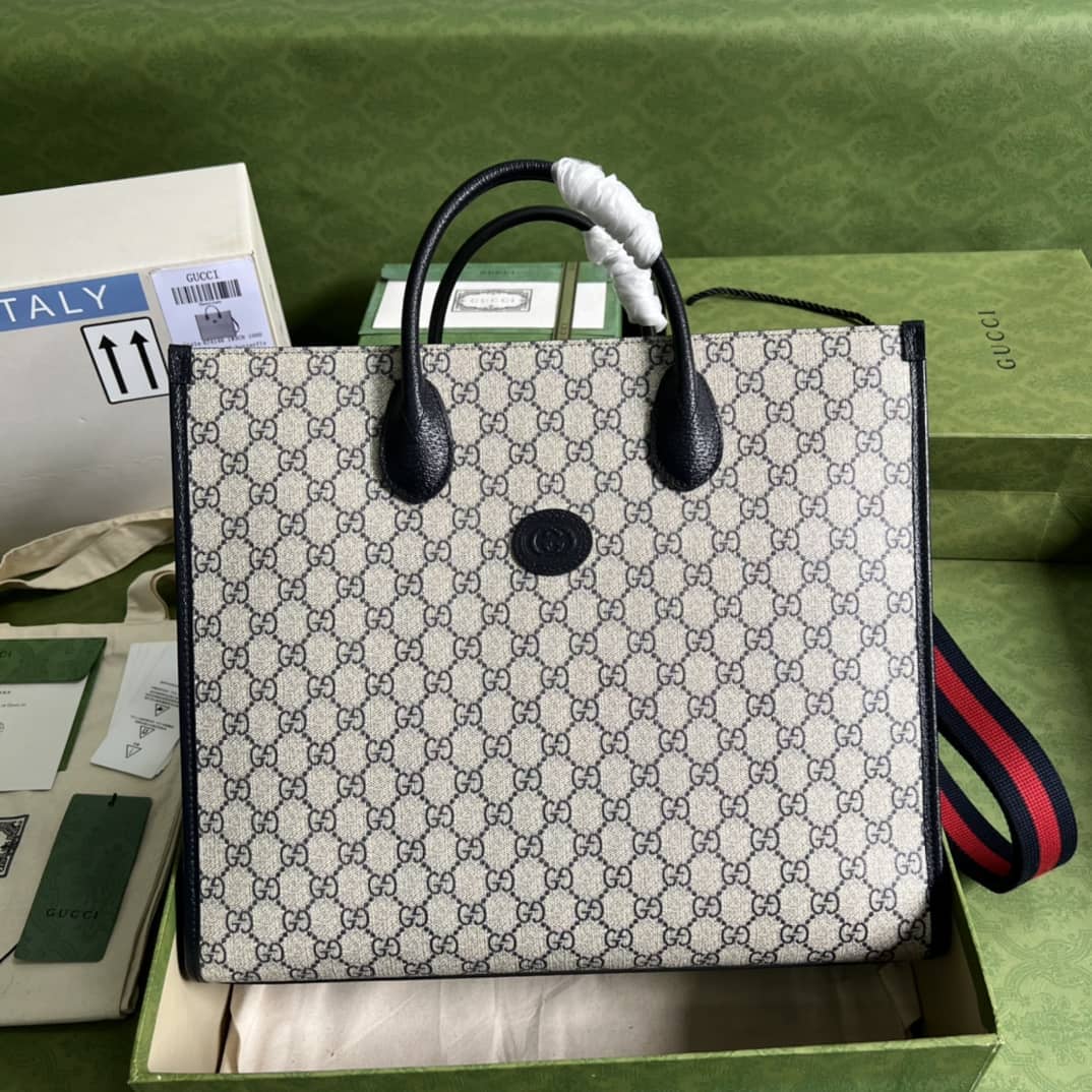 Gucci Medium Tote With Interlocking G 674148 Replica Bag