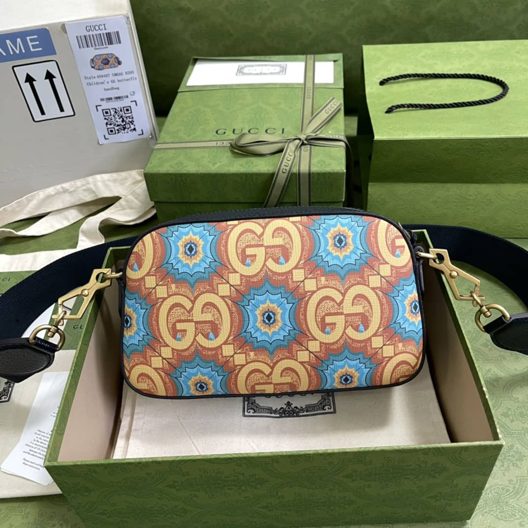 Gucci Vintage Neo Supreme GG Messenger Bag Replica 476466