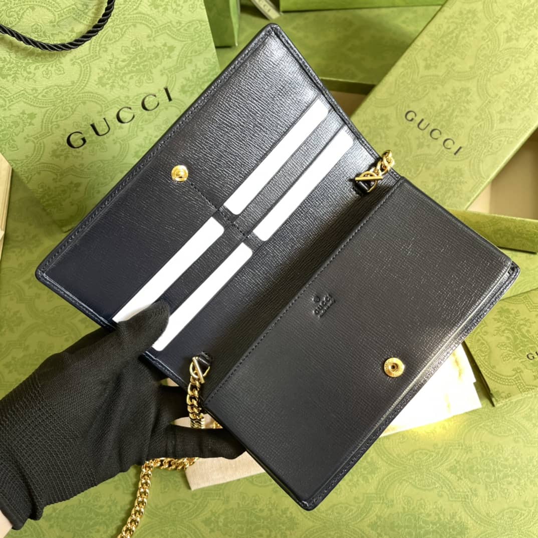 Gucci 1955 Horsebit Chain Wallet Replica 621892