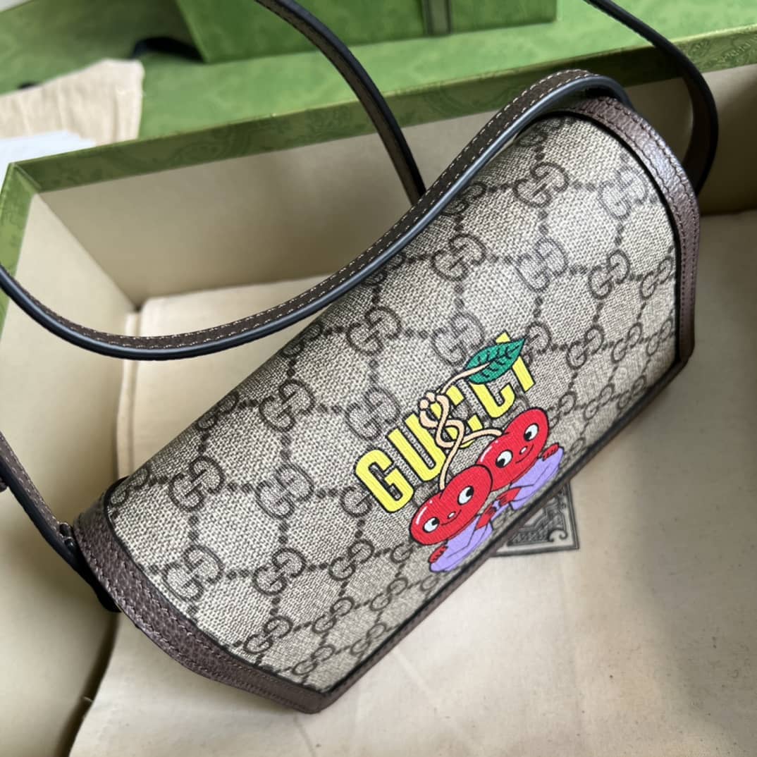 Gucci Cherry Print Mini Crossbody Bag 700733 Replica