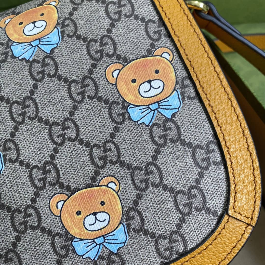 Gucci Ophidia Sherry Supreme GG Canvas Small Crossbody Bag Replica 601044