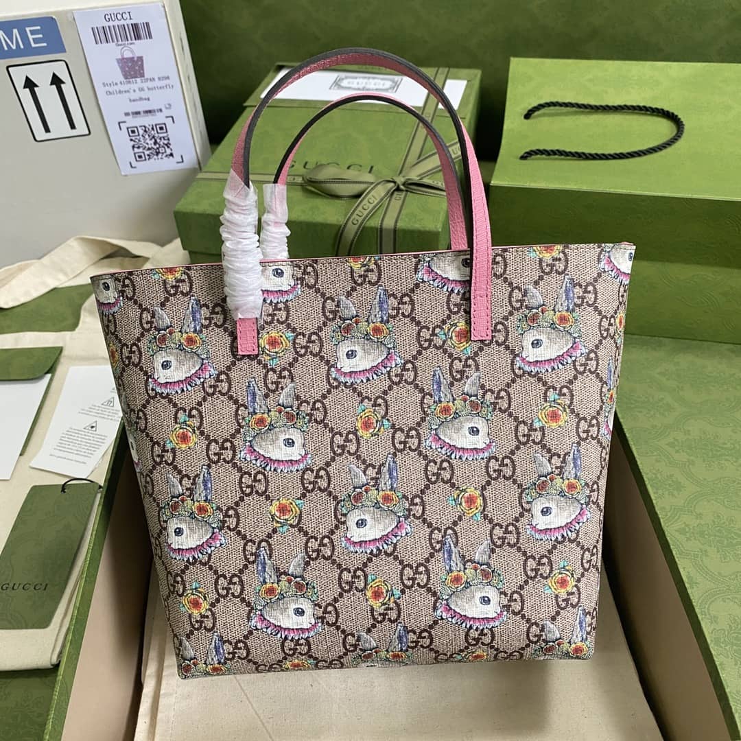 Gucci Children GG Supreme Tote Replica 410812