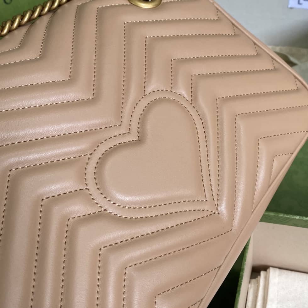 Gucci GG Marmont Small Matelassé Leather 443497 Replica Crossbody Bag
