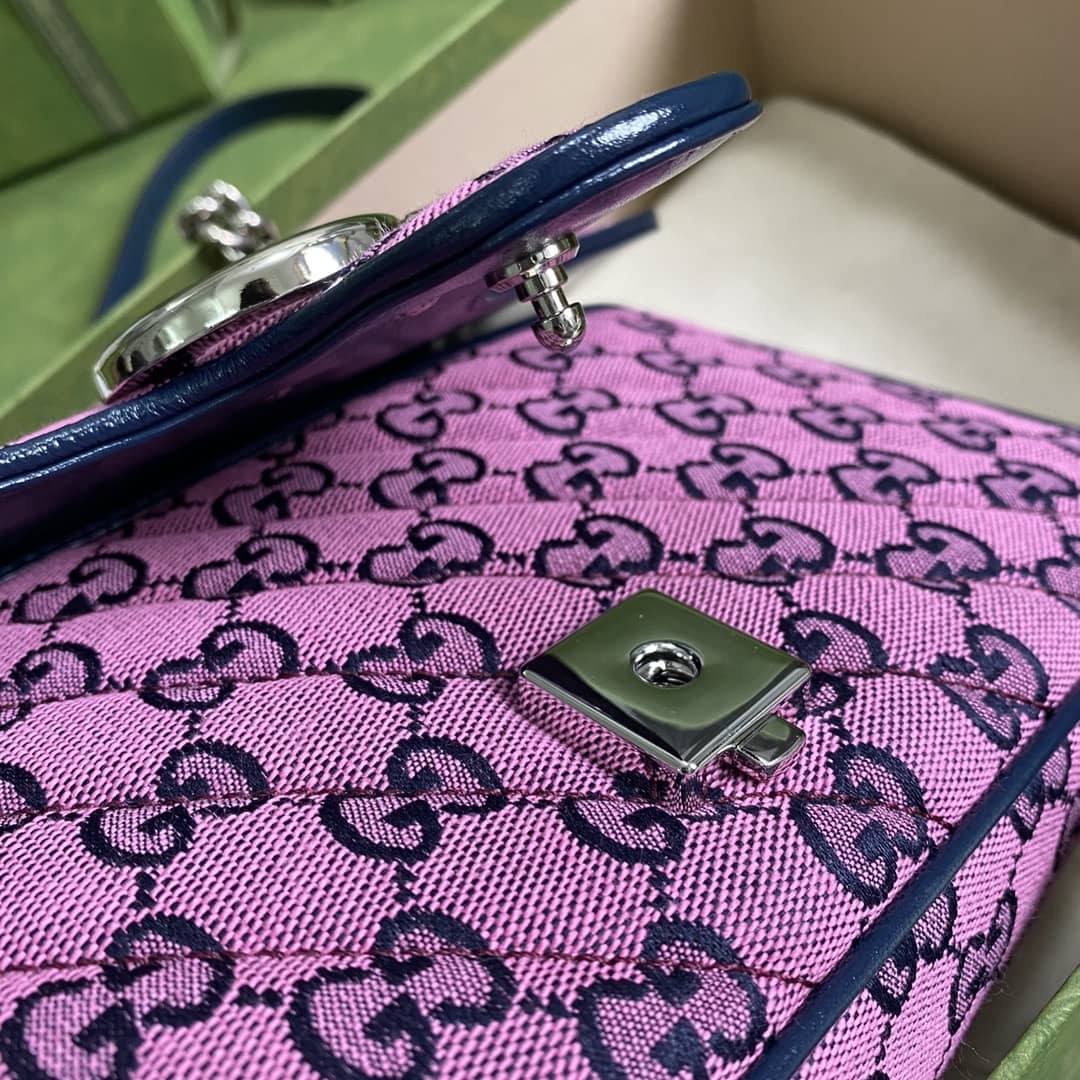 Gucci Marmont GG Small matelassé Shoulder Bag Replica 443497