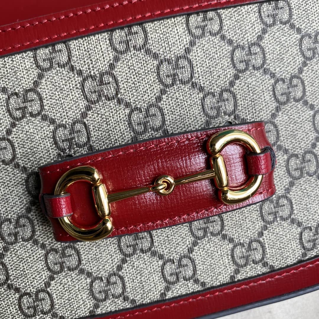 Gucci 1955 Horsebit Supreme GG Canvas Mini Shoulder Bag Replica 658574