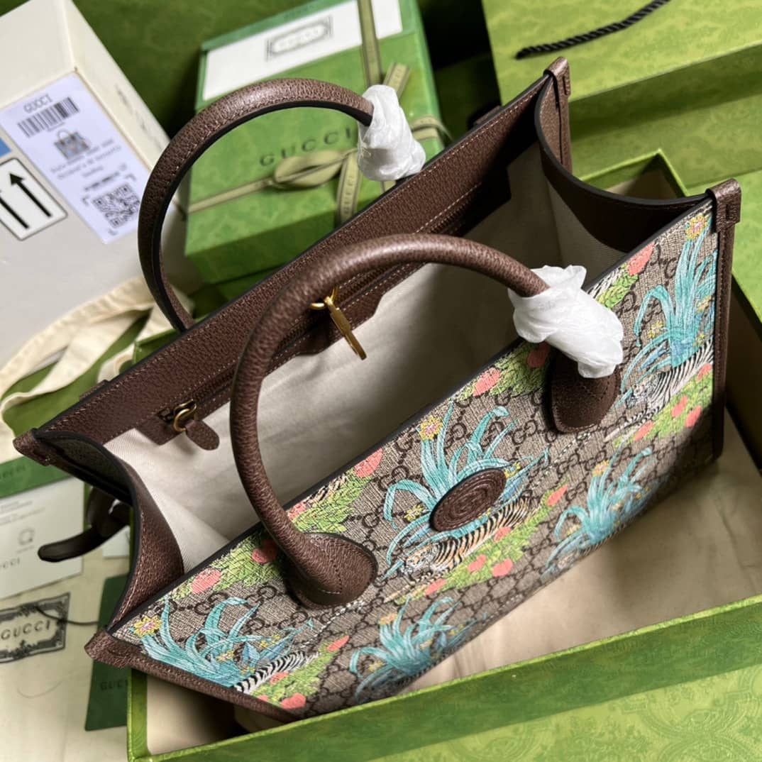 Gucci Tiger GG Small Tote Bag 659983 Replica