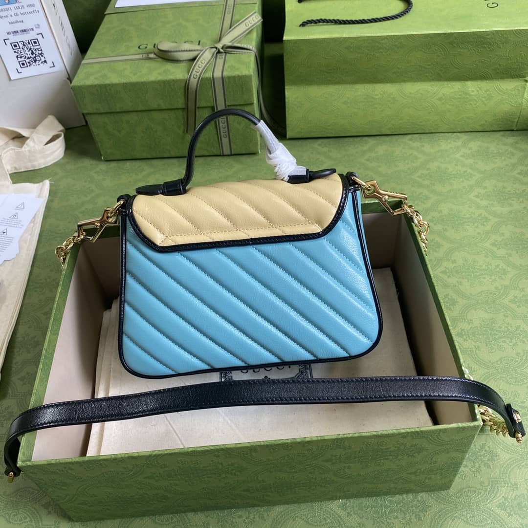 Gucci Marmont GG Mini Top Handle Bag Replica 583571