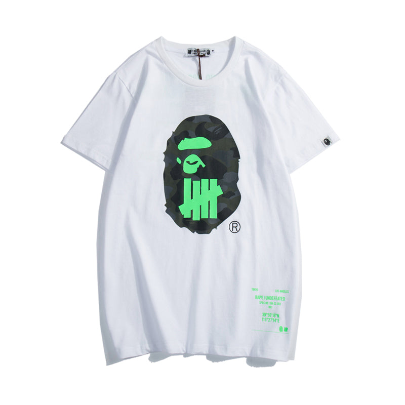 Bape x Undefeated T Shirt Bape Camo College Cotton Tee 1336