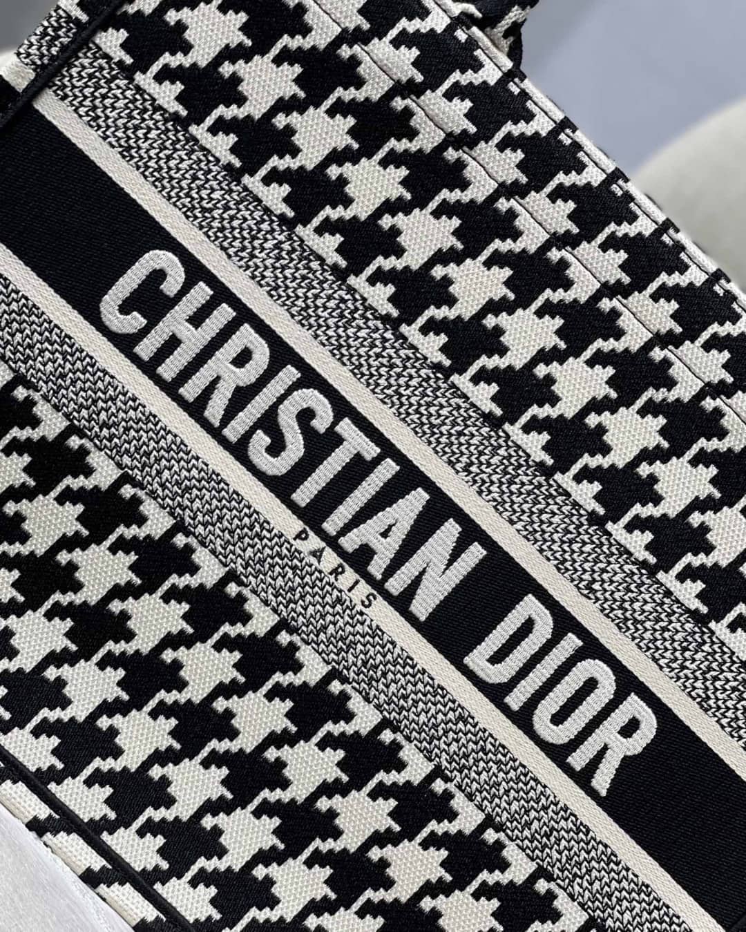 Christian Dior CD Book Embroidery Replica Tote