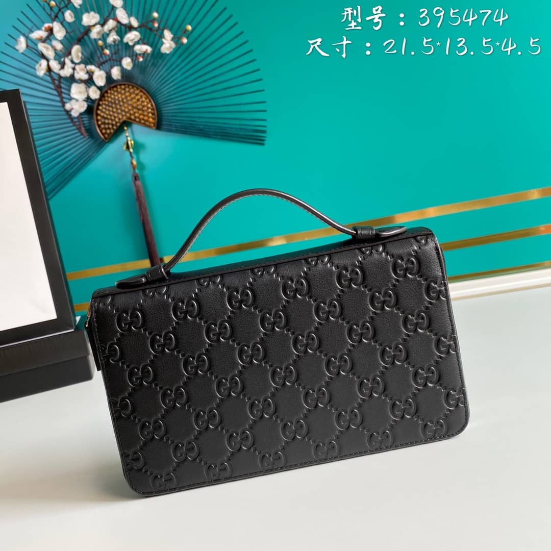 Gucci Shima Travel Case Document Holder Long Wallet Replica 395474