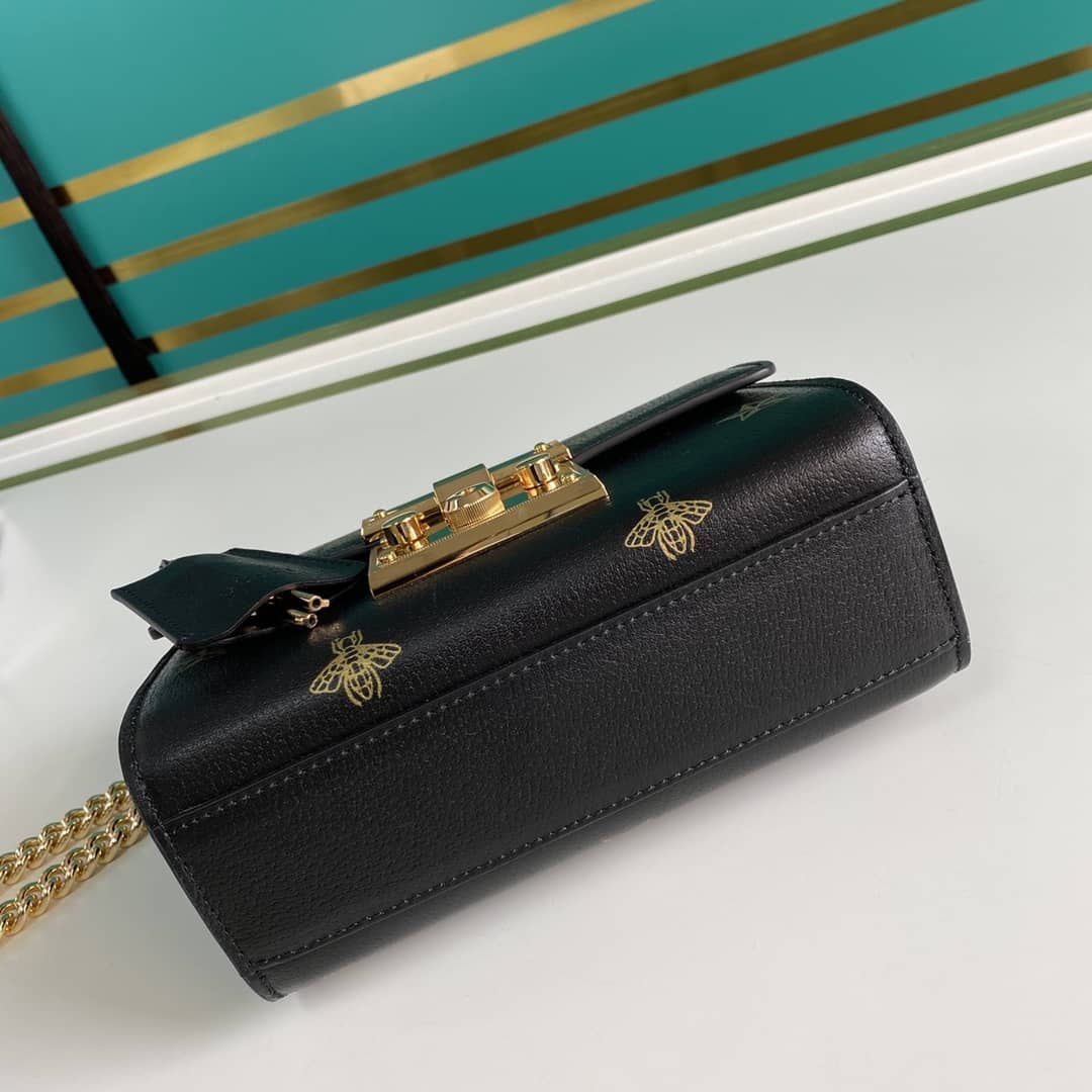 Gucci Padlock Leather Shoulder Bag Replica 432182