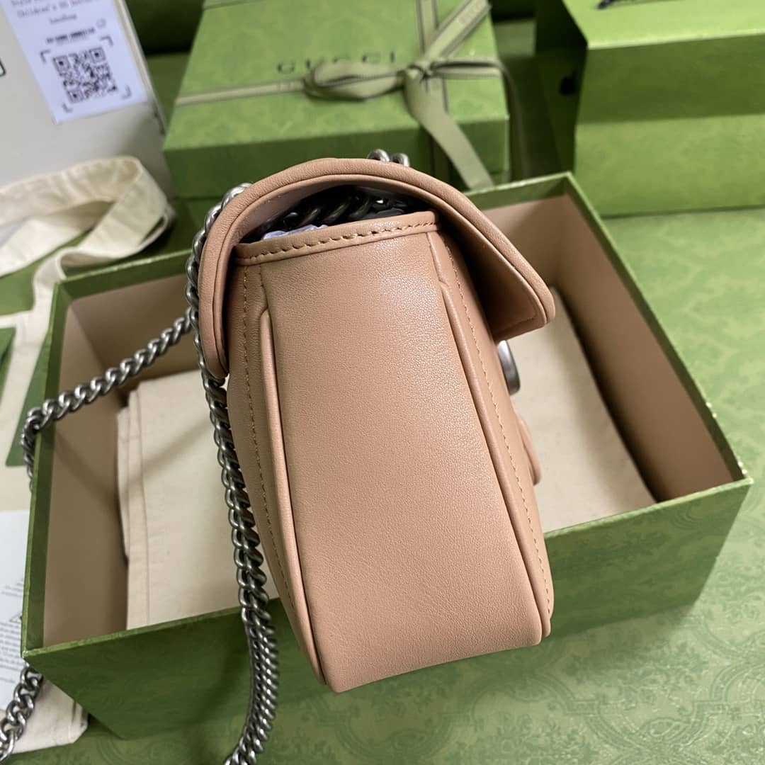 Gucci Marmont GG Small matelassé Shoulder Bag Replica 443497