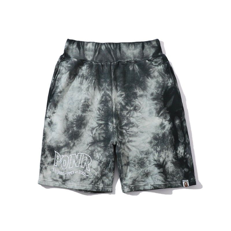 BAPE Shorts Shark Tie Dye Pants HDCP8663