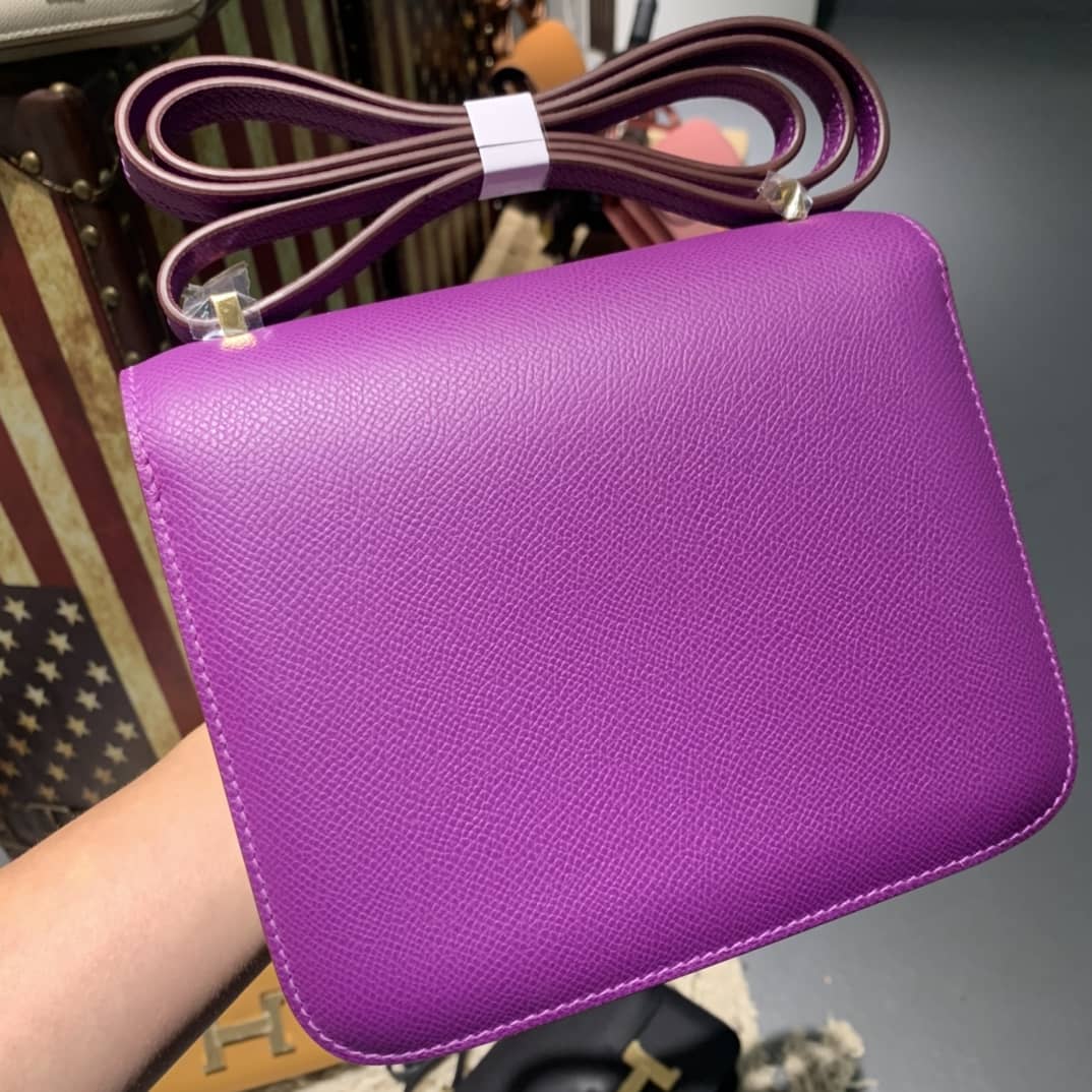 Hermes Replica Constance Bag 18CM Epsom Leather