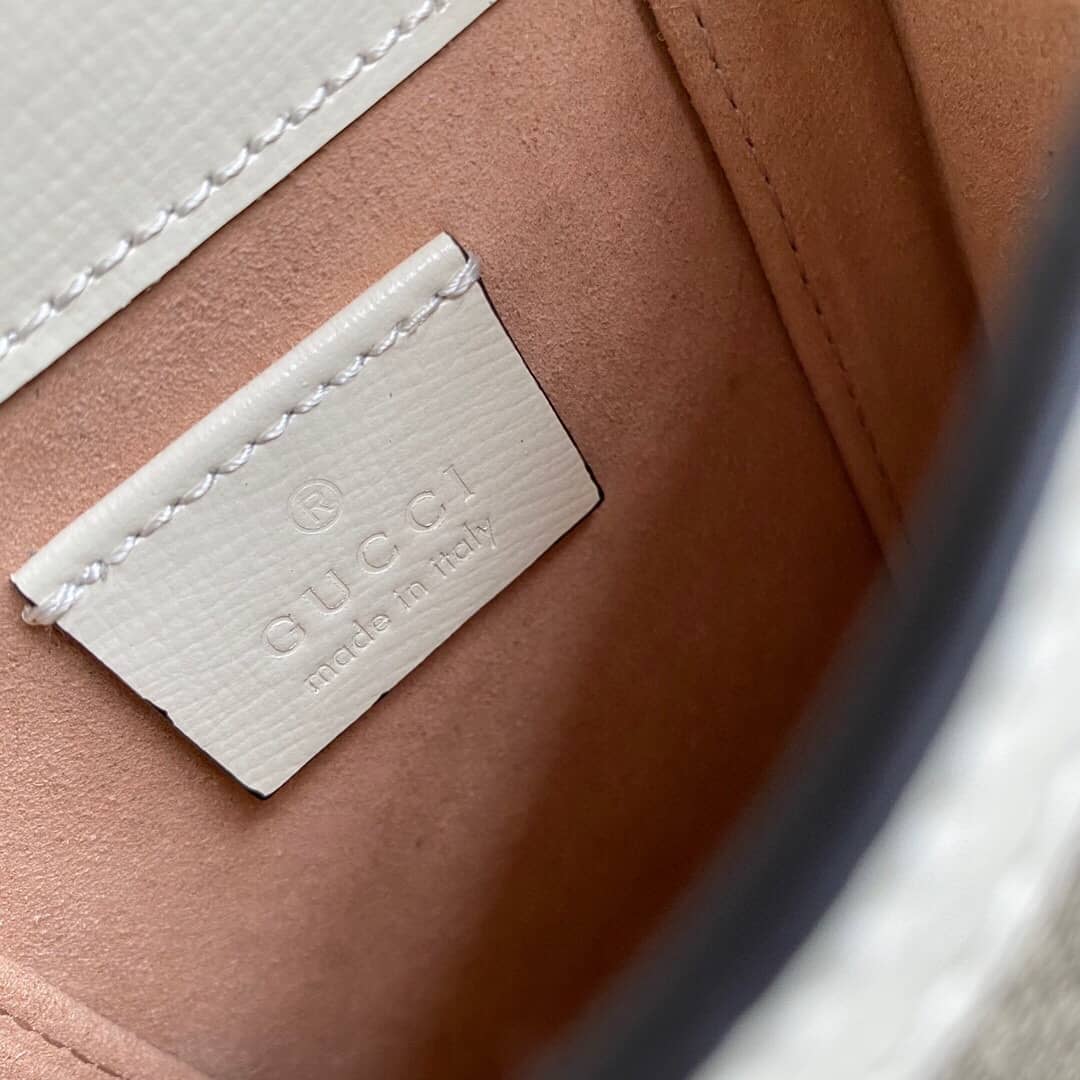 Gucci Horsebit 1955 Mini Bag Brown White 625615 Replica