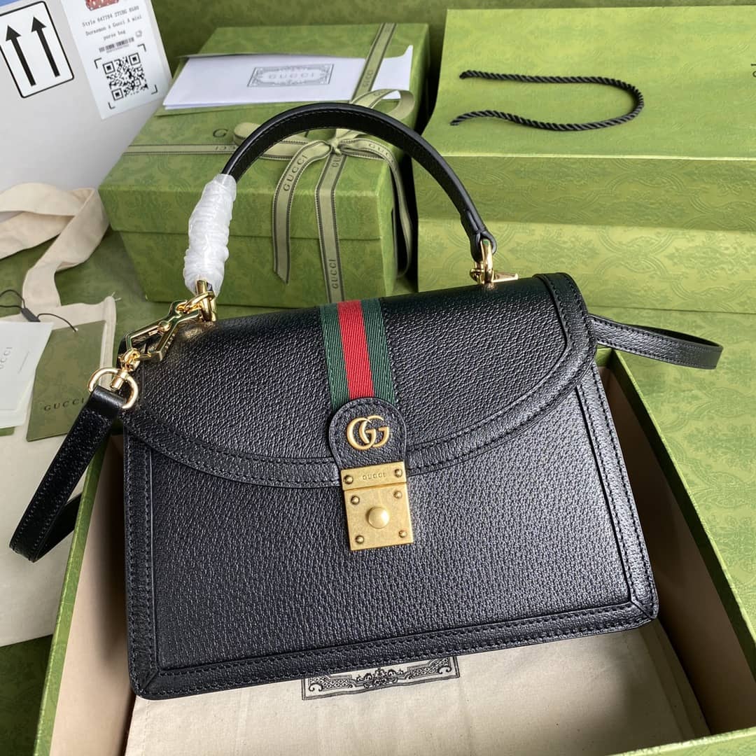 Gucci Ophidia Web Small Top Handle Bag Replica 651055