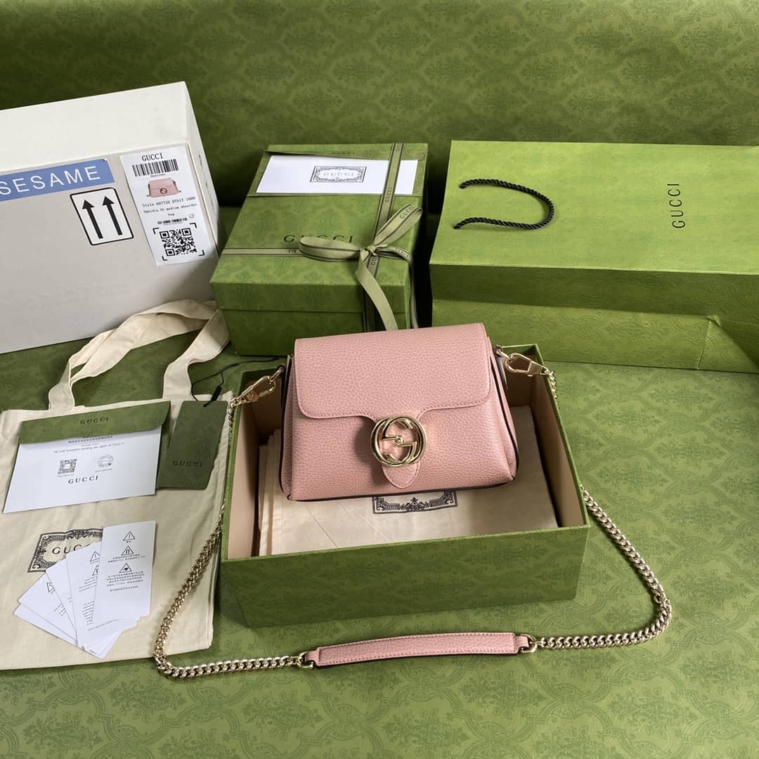 Gucci Single Chain Messenger Shoulder Bag Replica 607720