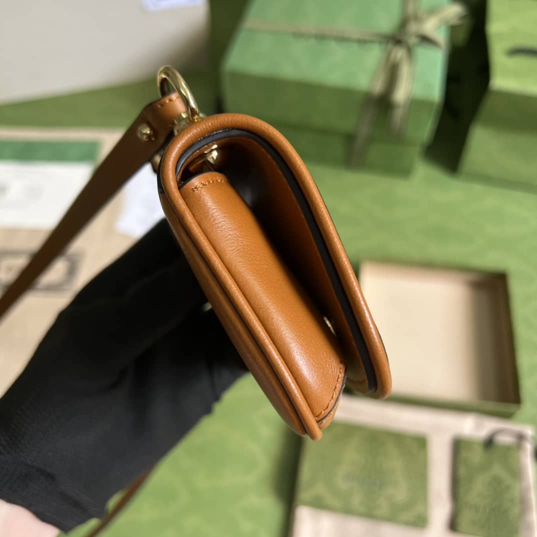 Gucci Blondie Mini Card Case Wallet 698635 Replica Crossbody Bag