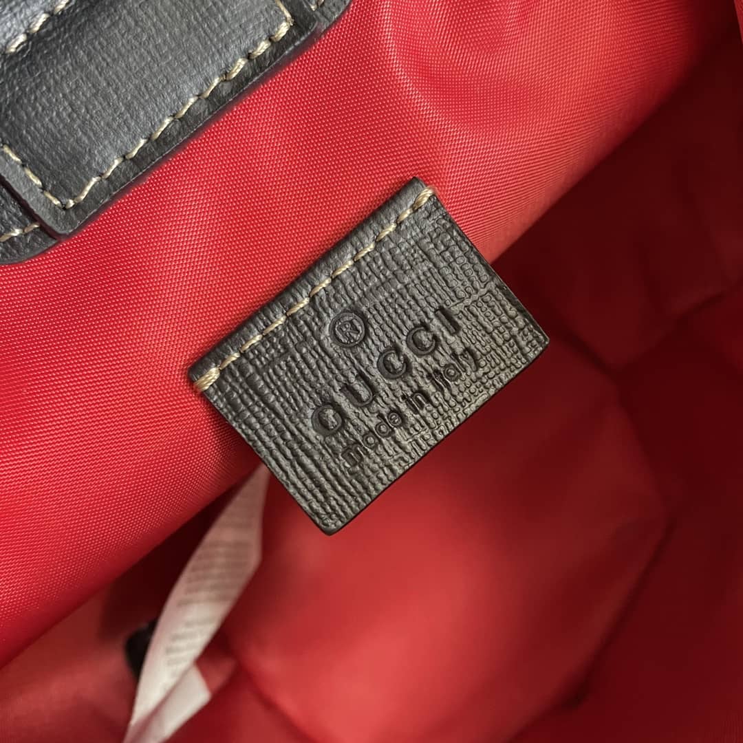 Gucci GG Children Ladybug Supreme Canvas Bucket Bag Replica 666277