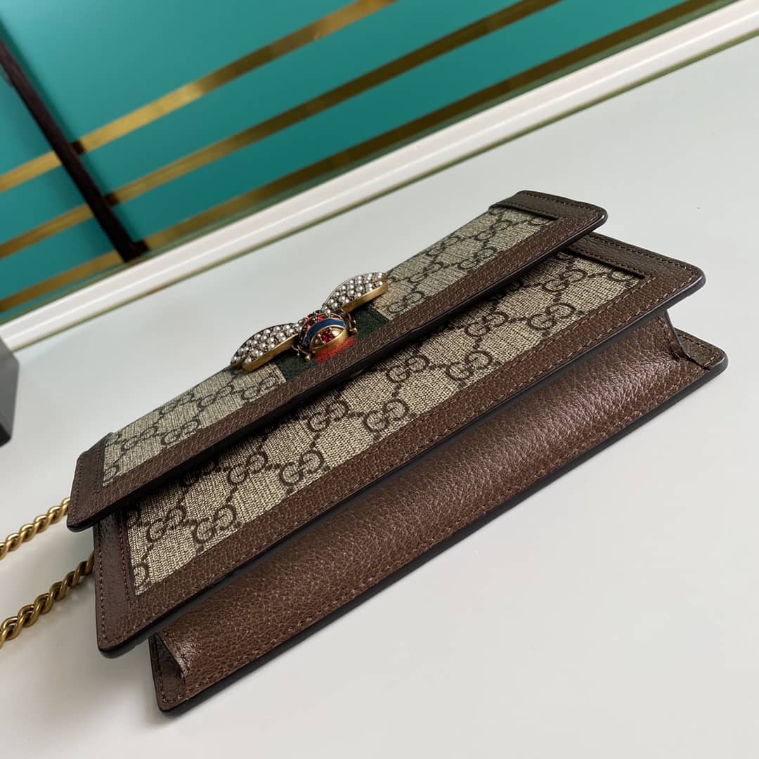 Gucci Queen Margaret GG Shoulder Bag Mini Chain Wallet Replica 476079