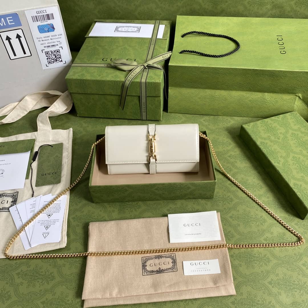 Gucci Jackie 1961 Shoulder Bag Chain Wallet Replica 652681