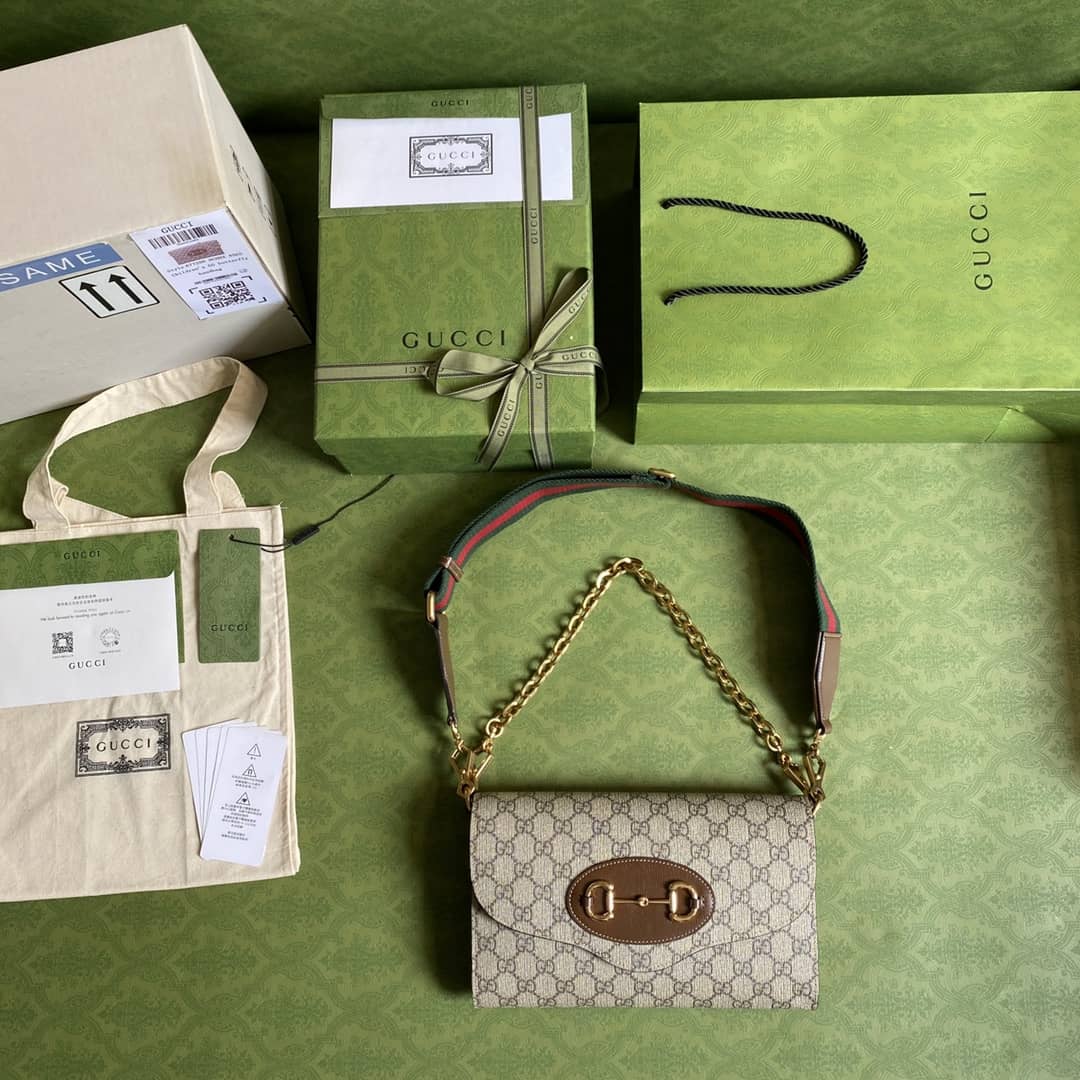 Gucci Horsebit Bag Dupe 1955 Small Bag Replica 677286