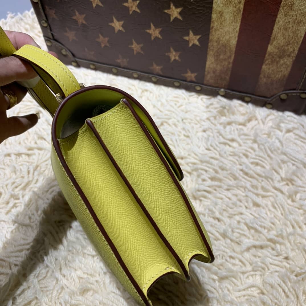 Hermes Replica Constance Bag 18CM Epsom Leather