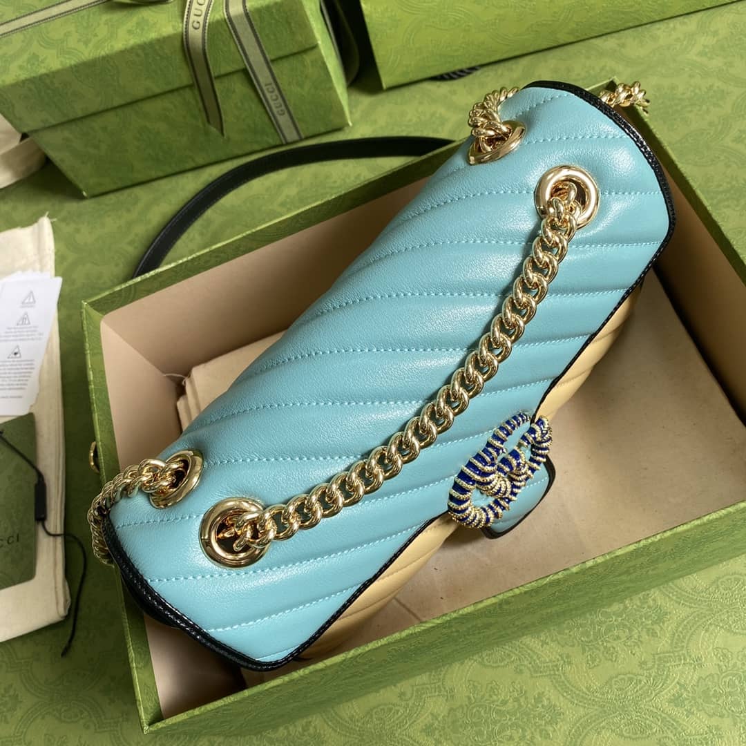 Gucci Marmont GG Small matelassé Shoulder Bag Replica 443497