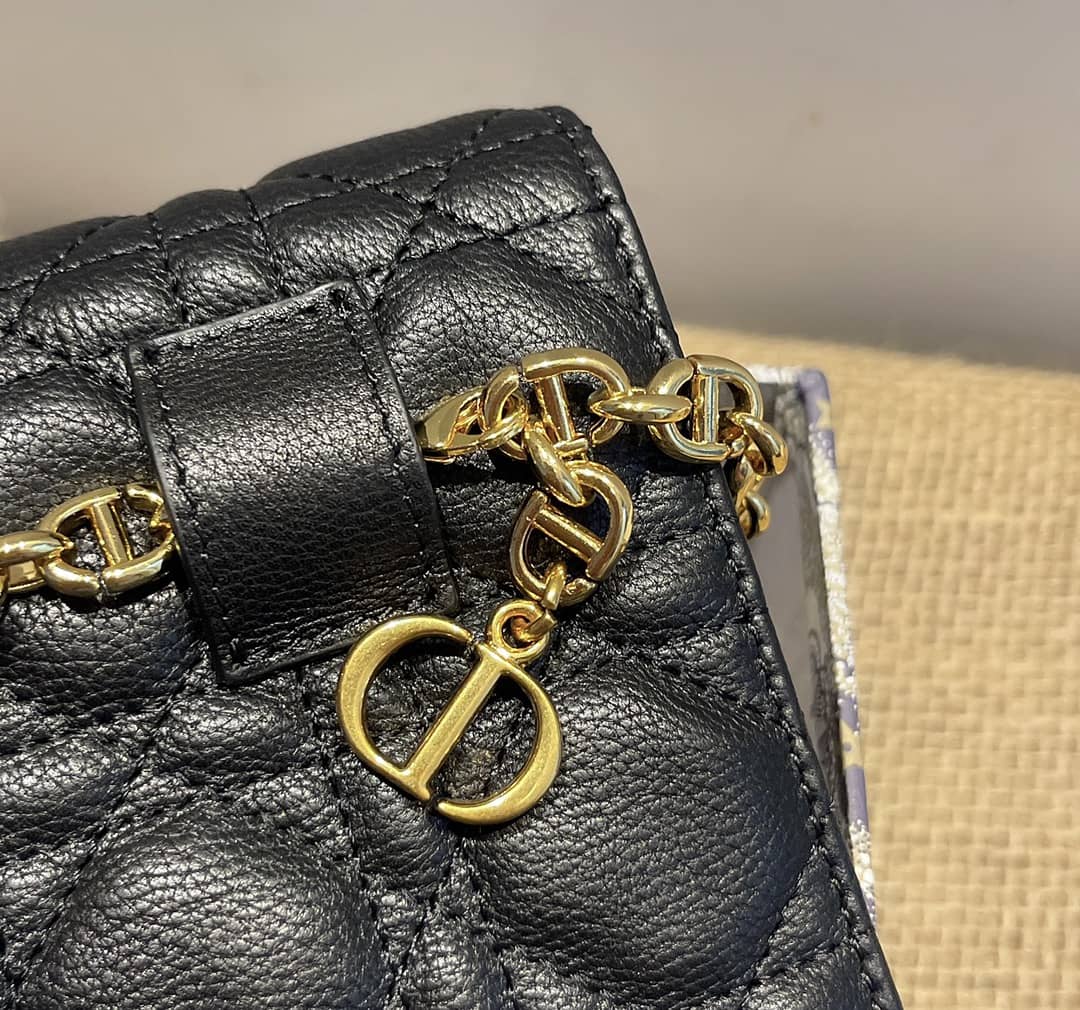 Christian Dior Caro Chain Belt Replica Pouch