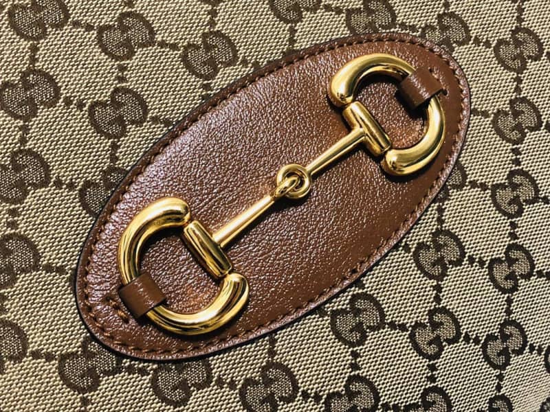 Gucci Horsebit 1955 Leather Tote Replica Brown 621144