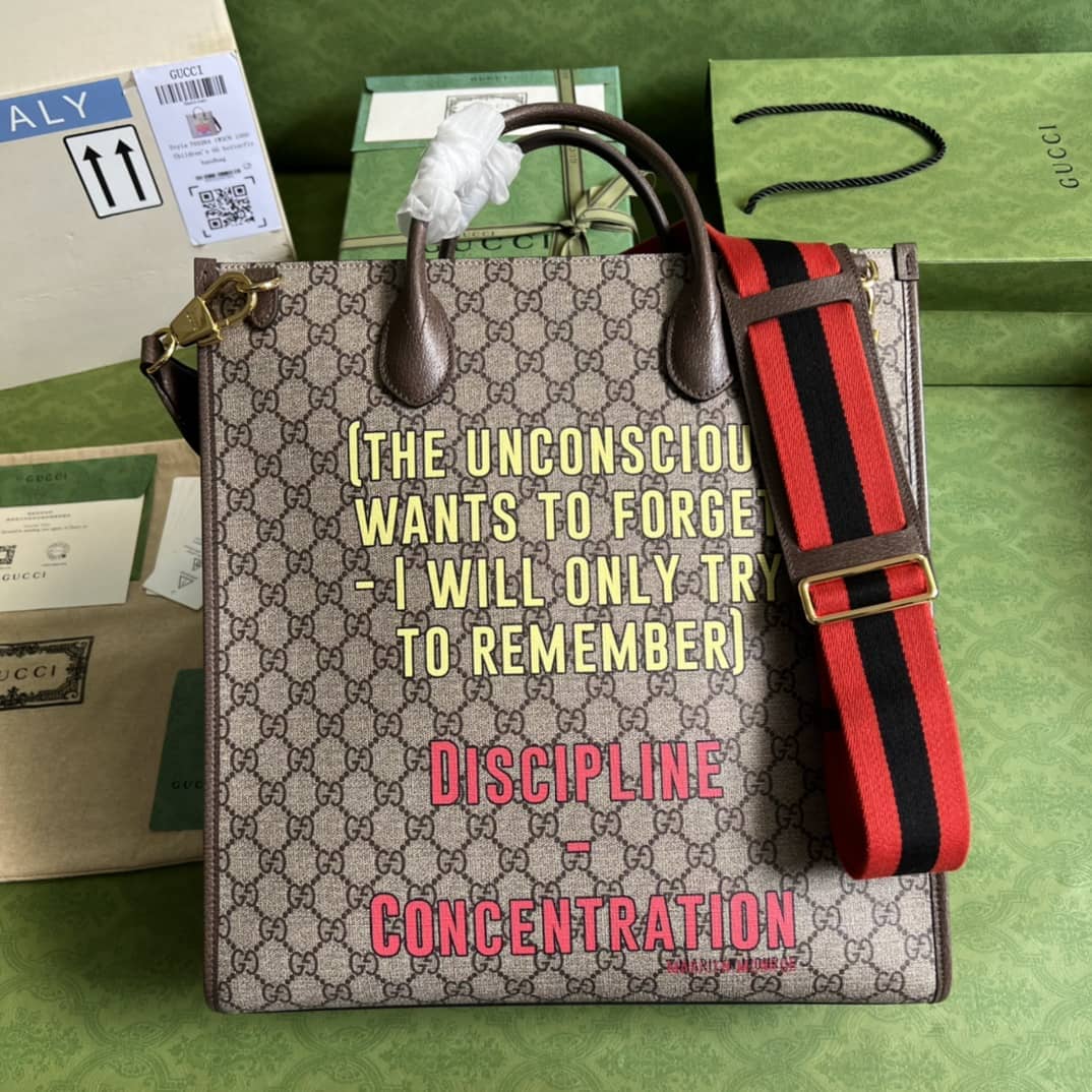 Gucci Cherry Print Medium Tote 703264 Replica Bag